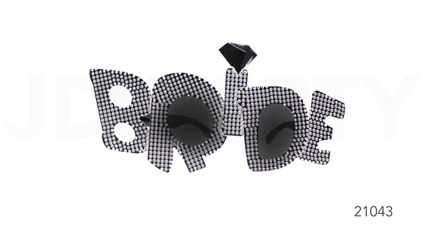 Party Glasses BRIDE Sparkles